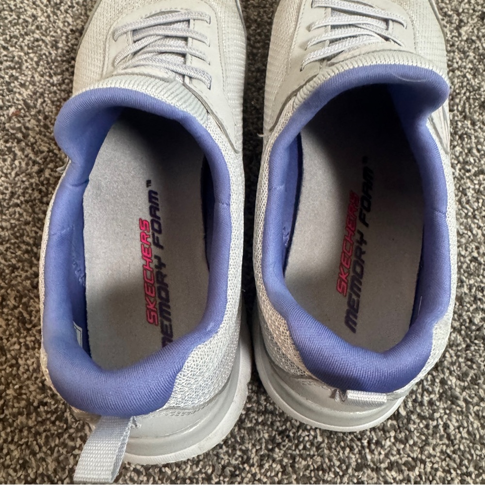 Skechers Summits Hands Free Slip-Ins Sneakers Comfort Purple Gray Woman’s Size 9 - Picture 4 of 8
